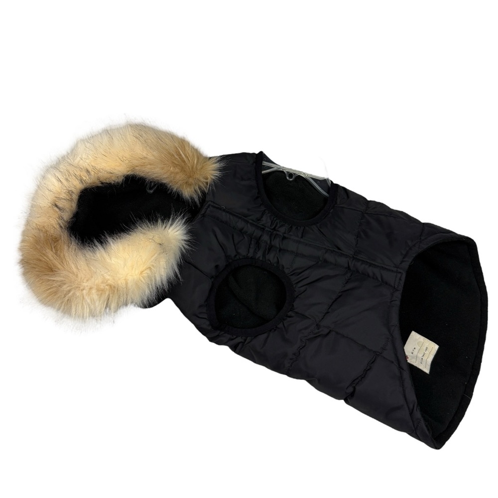 Pajar Pup Down Faux Fur Hood Dog Coat